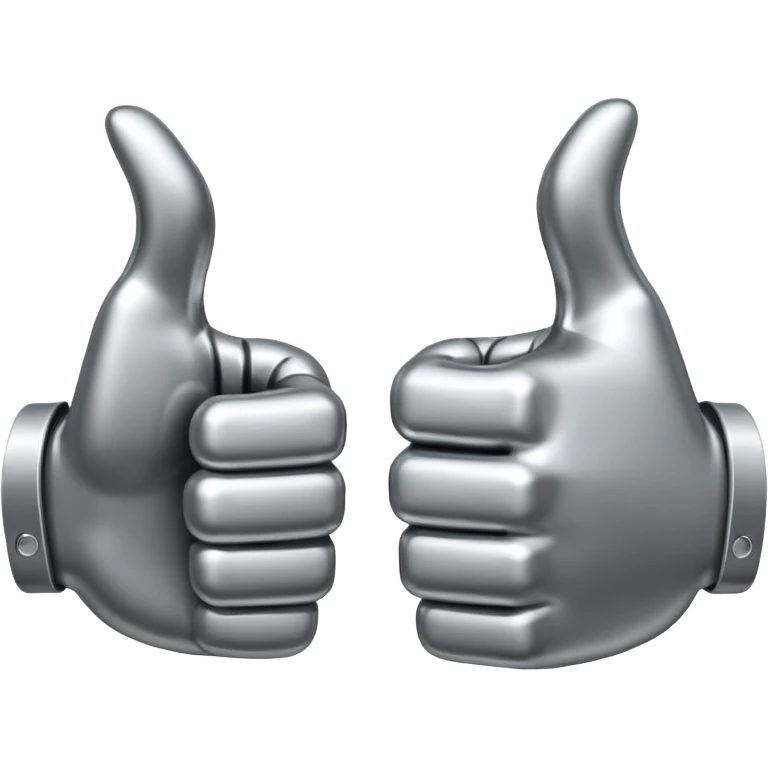 👍 and 👎 combined together emoji