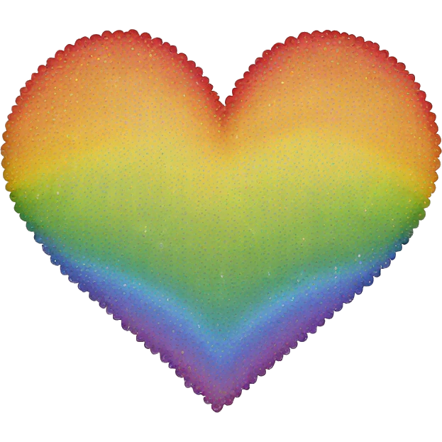 Rainbow heart emoji