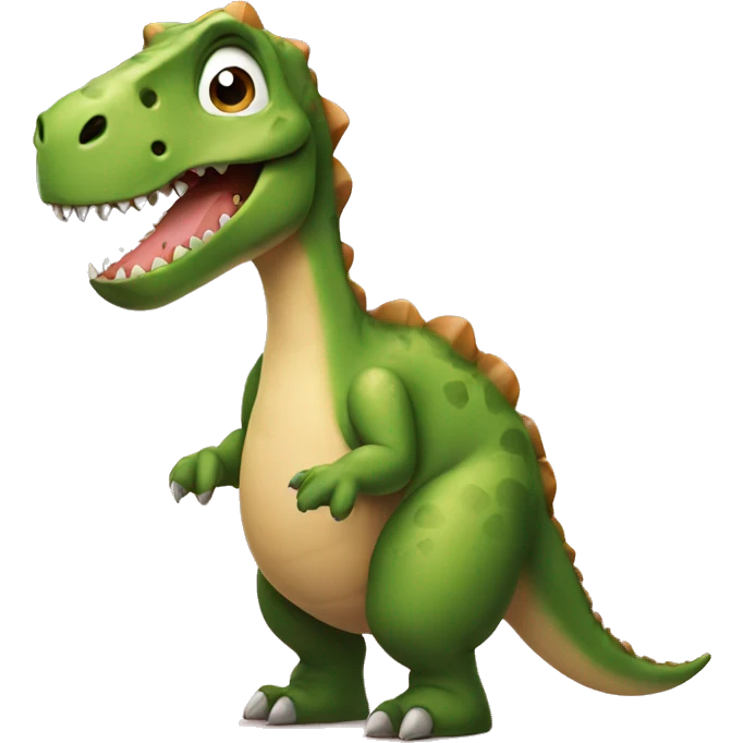 Dinosaur in love with dinosaur  emoji