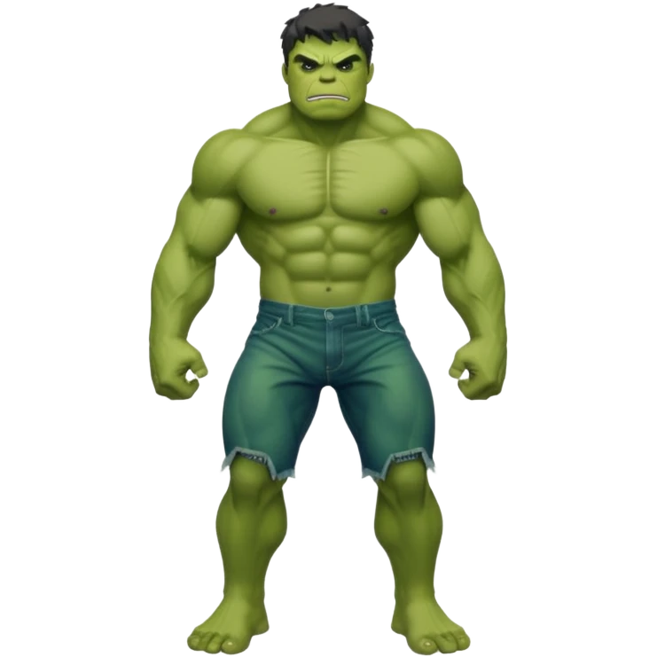 Hulk full body emoji