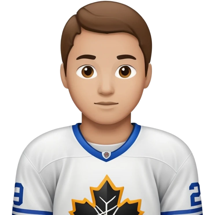 Hockey player emoji
