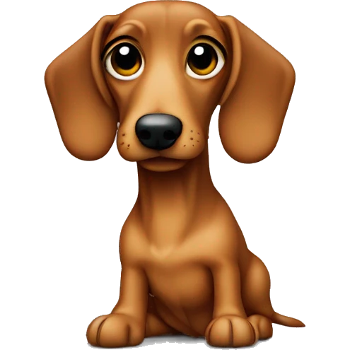 Teckel coquette emoji
