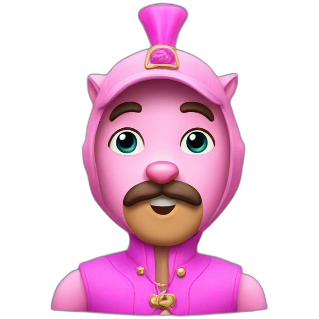 Pink panther show emoji