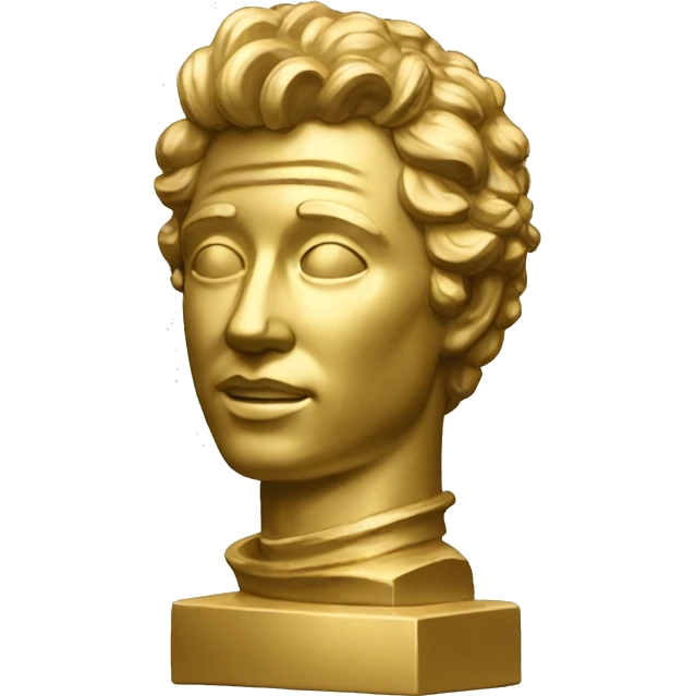 statue gold emoji