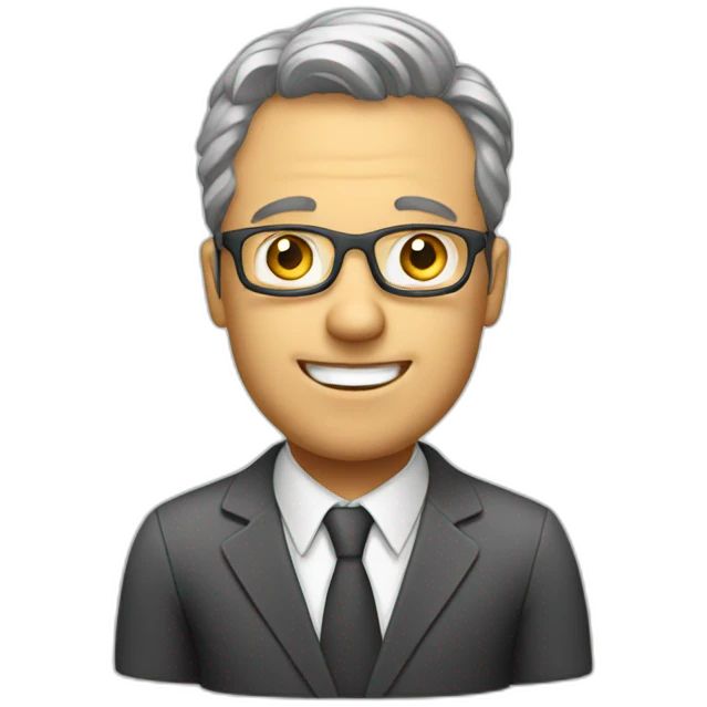 a expert man to find clients emoji