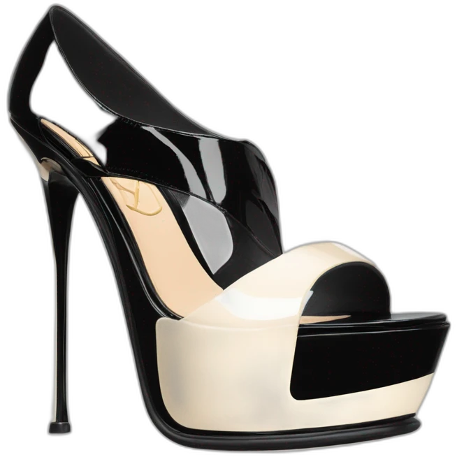 ysl black patent TRIBUTE PLATFORM SANDAL PATENT LEATHER emoji