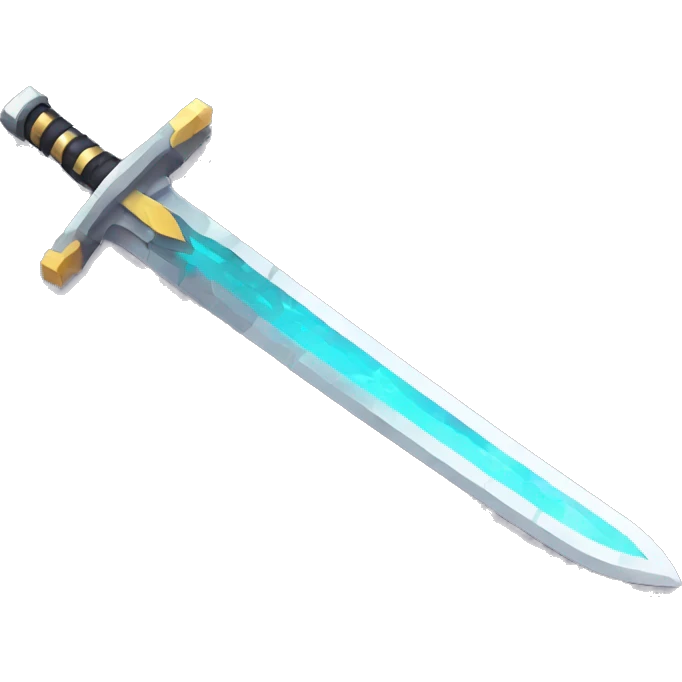 Pixel sword emoji