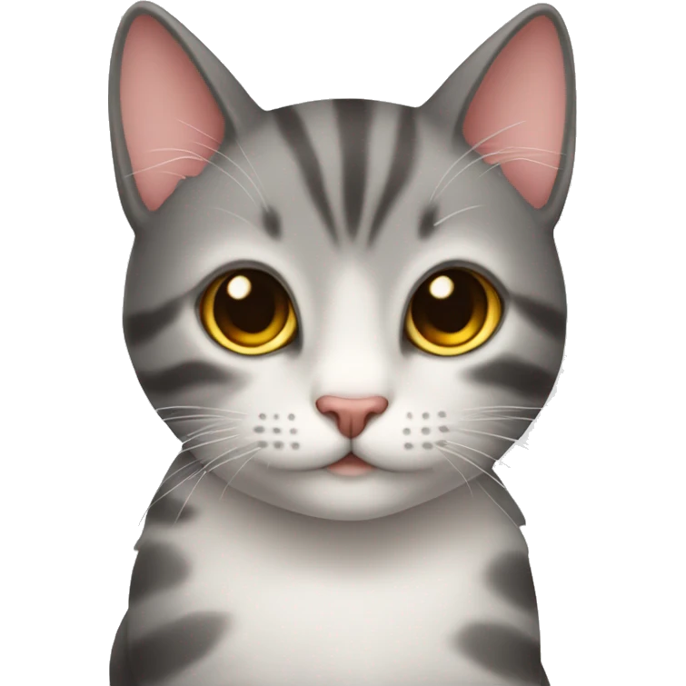 cute cat with ex emoji