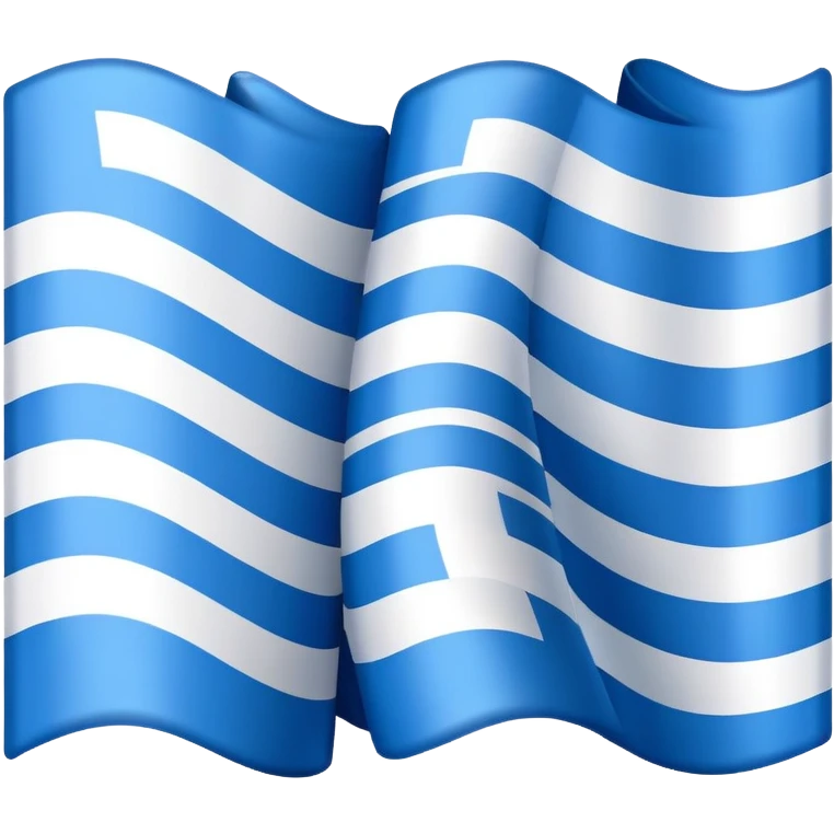 Bavarian flag waving emoji