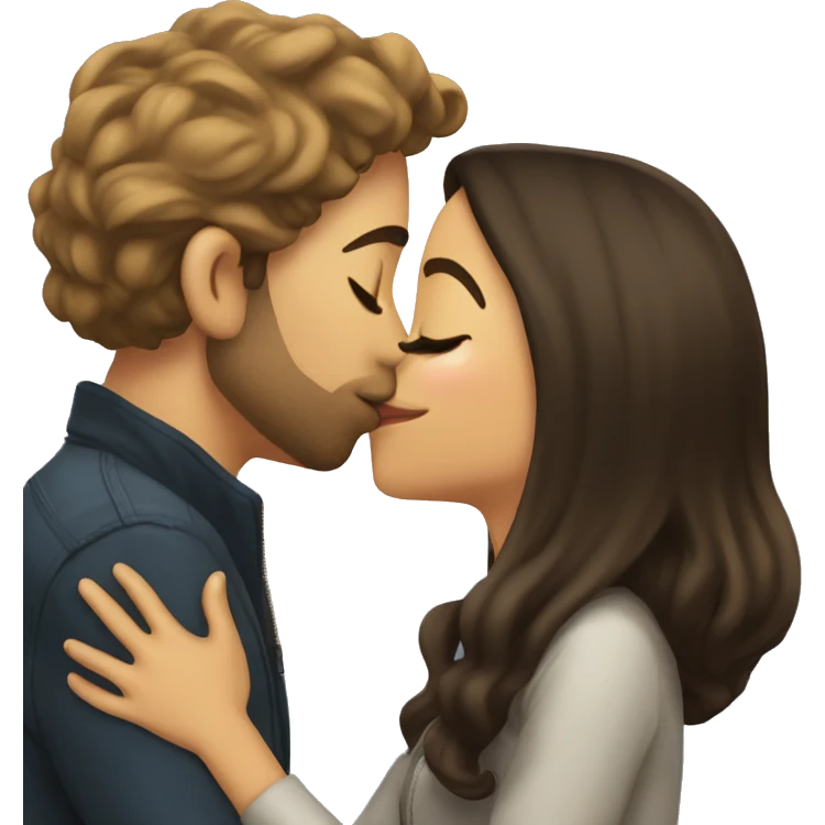 Julian kissing luiza  emoji