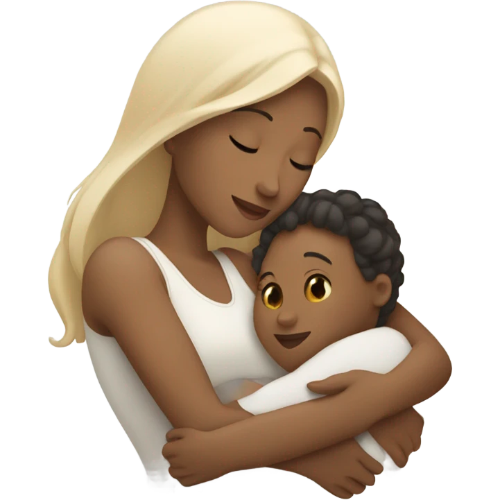 white skin mother with child emoji