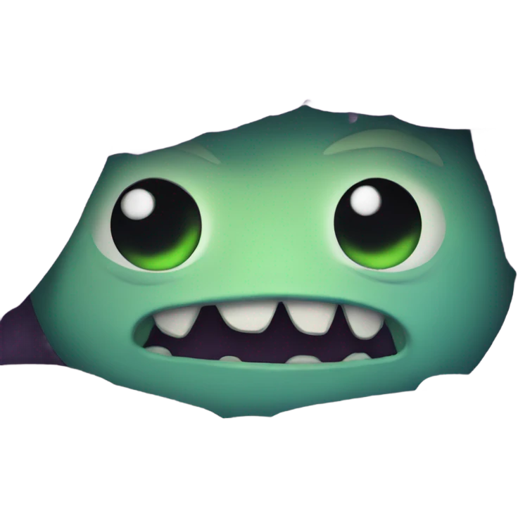 The monster under my bed emoji