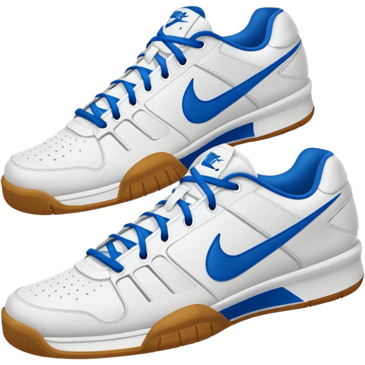 nike white low top tennis shoe weight lifting gum bottom emoji