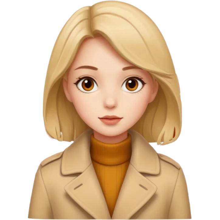 beige autumn winter girly  emoji
