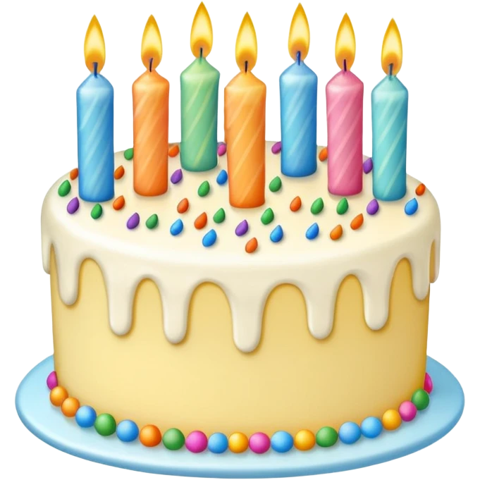 birthday cake emoji