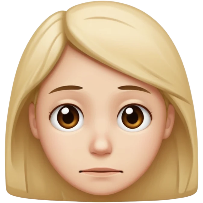 Quiero q sea una carita trizte q este mal pero q se vea feliz y en el fondo mal osea algo asi emoji