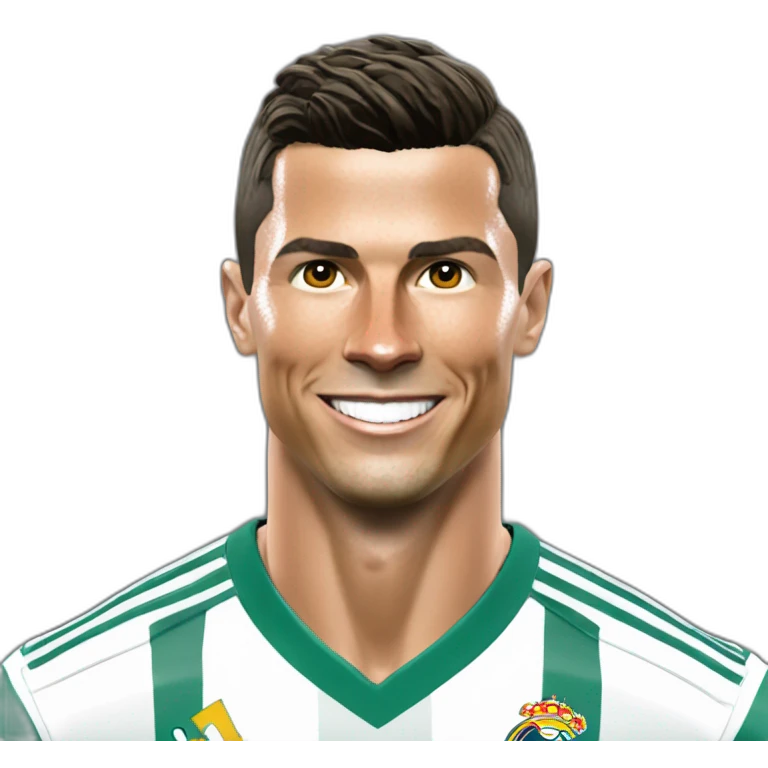 Cristiano Ronaldo qui fait sa célébration  emoji