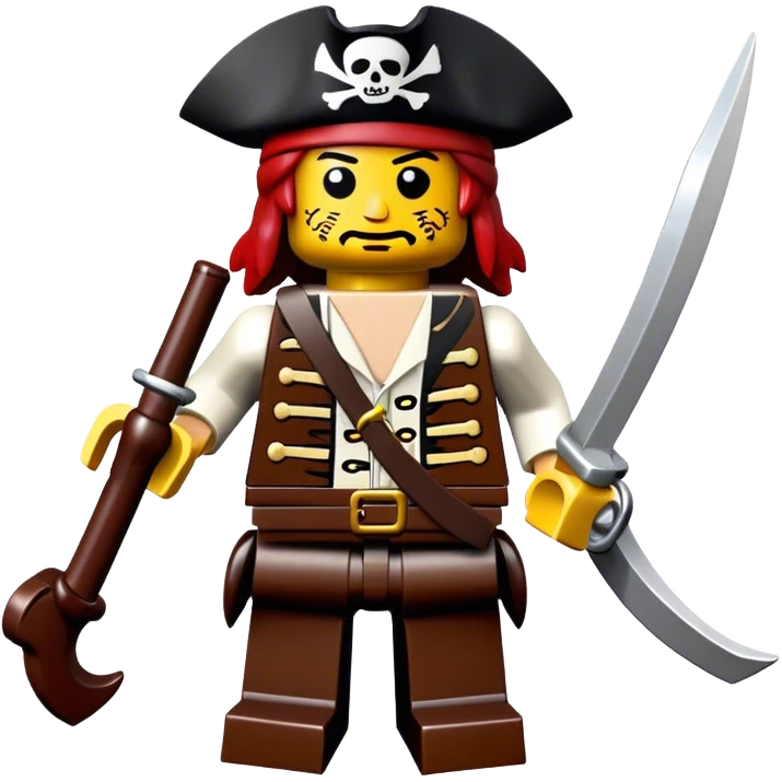 smart Lego pirate emoji