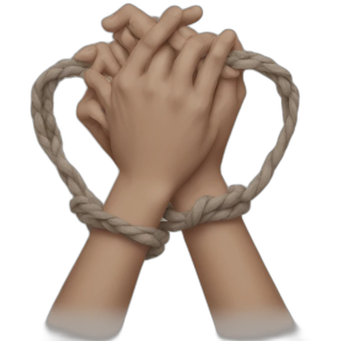 handS tied emoji