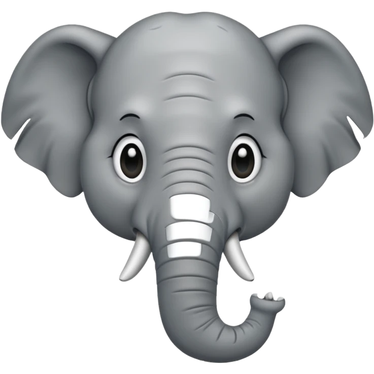 super sad elephant emoji