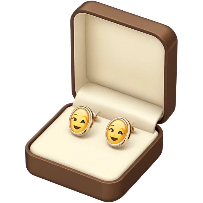 Earrings (in box) – Ivory emoji