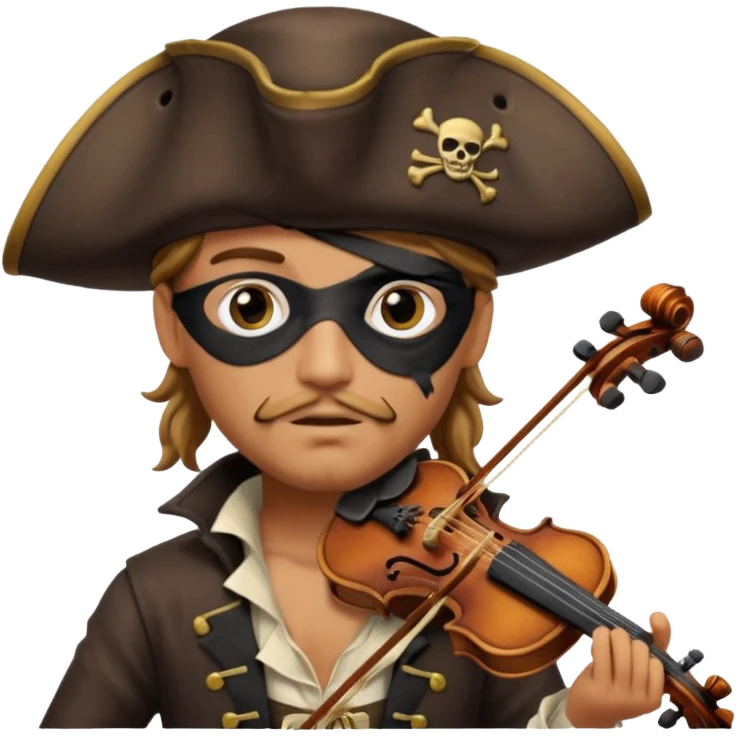 pirate violinist emoji