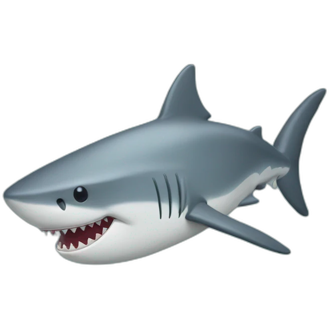 sleeping shark emoji