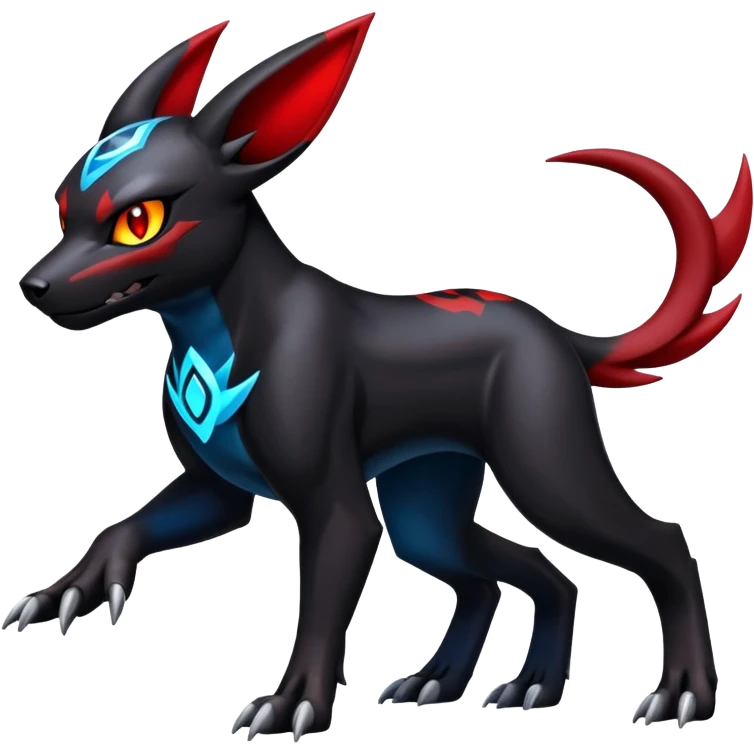 Guilmon-Houndoom-Umbreon-hybrid emoji