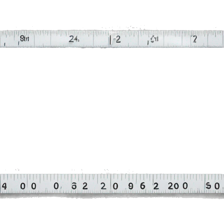 a white measuring tape emoji