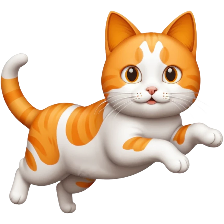 A cat flying  emoji