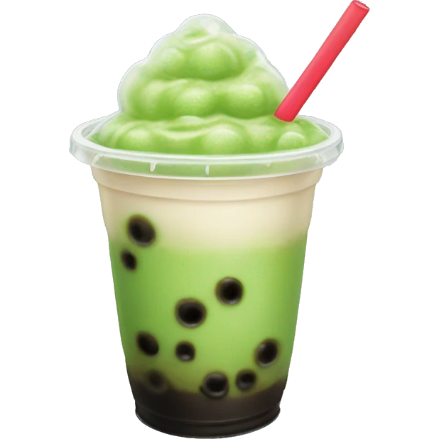 bubble tea matcha emoji