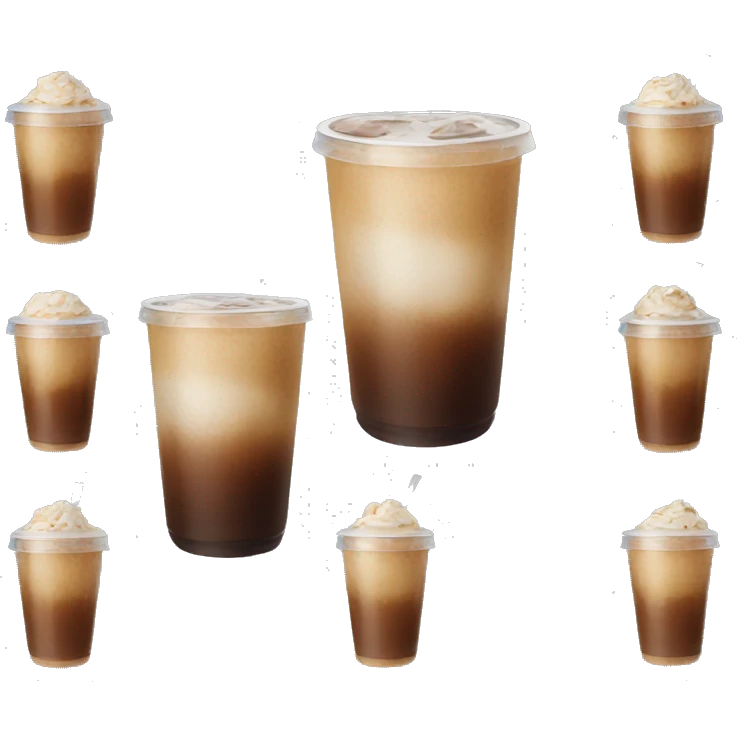 Iced coffee emoji