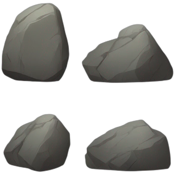 sad rock emoji
