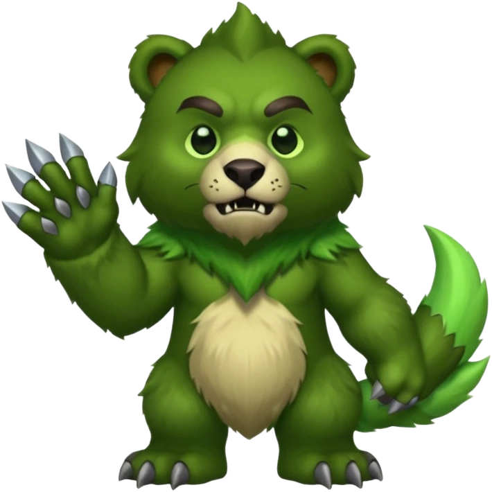 world of warcraft felbear with claws out emoji