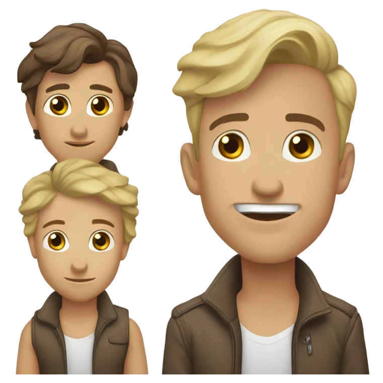 Коричневый пудель emoji