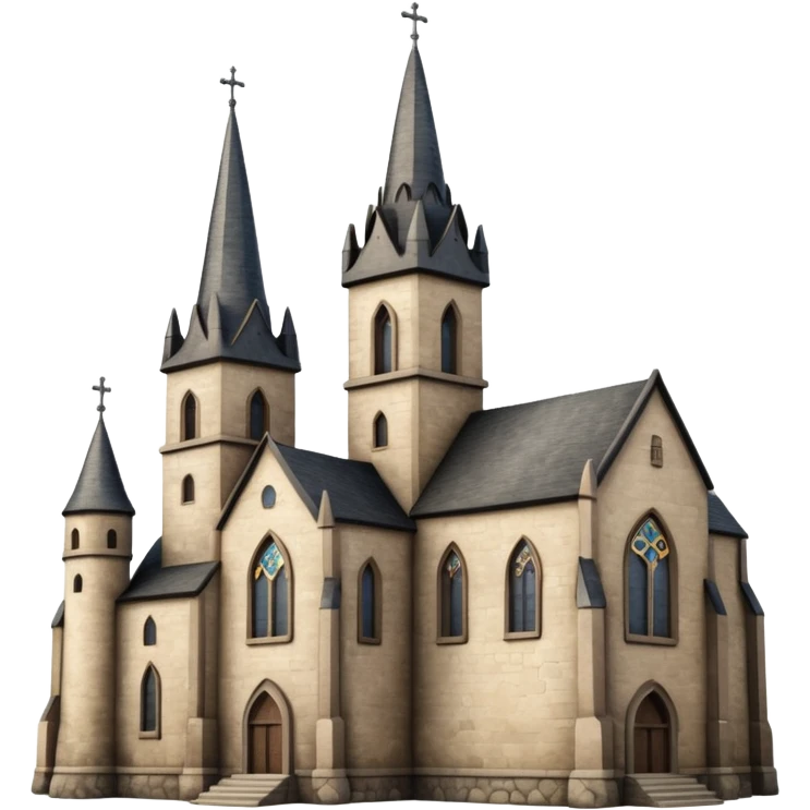 church with turret castle spire emoji