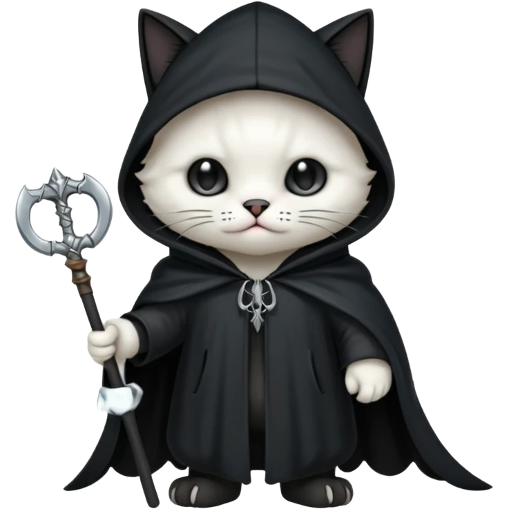 Grim reaper cat emoji