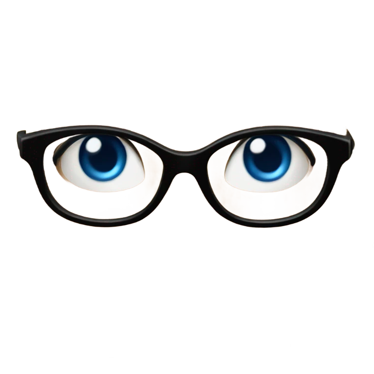 ultra realistic charlize theron, blue eyes, wearing shirt and black glasses  emoji