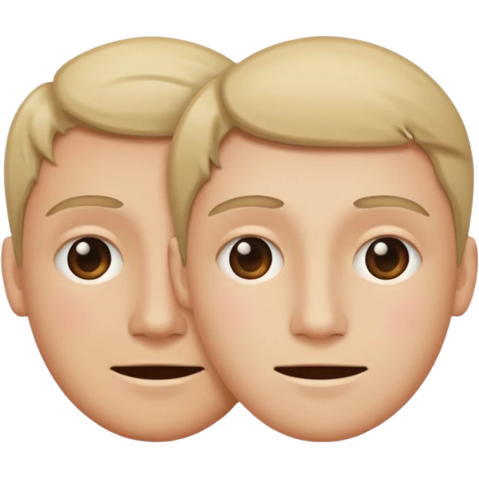 two face emoji