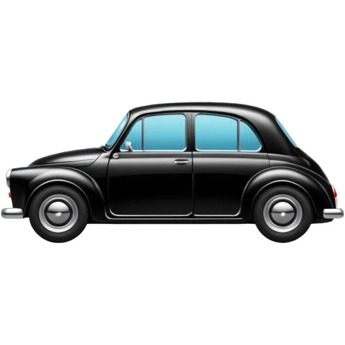 Crée-moi une voiture noire, berline, très classe emoji