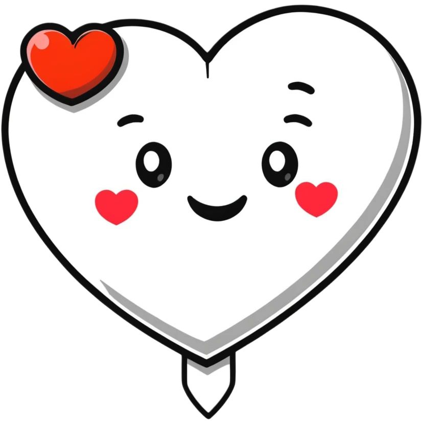 Heart with smiling face emoji