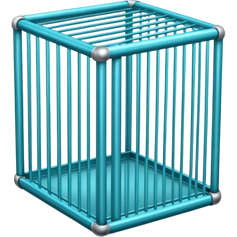 cyan cage emoji