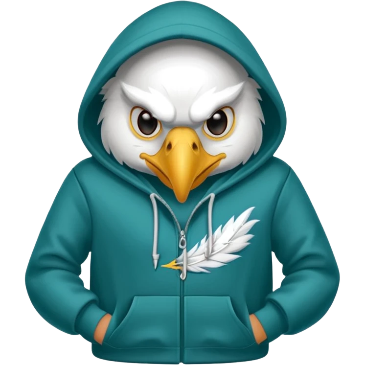 eagles with hoodie emoji