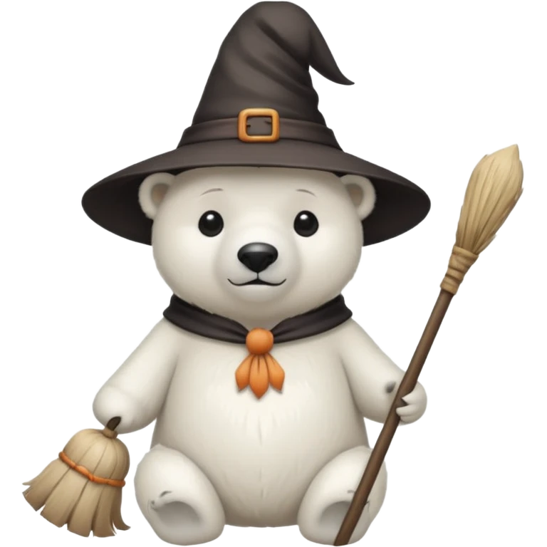 polarbear in role witch emoji