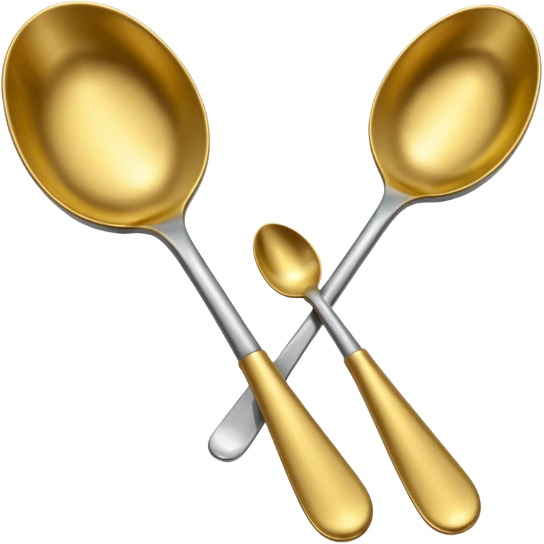 two spoon pintingto the lowerleft corner emoji
