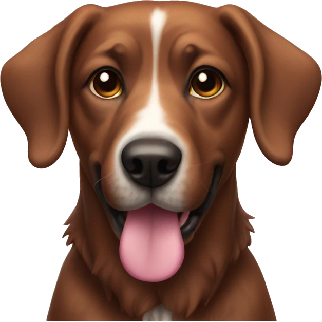Dog pink emoji
