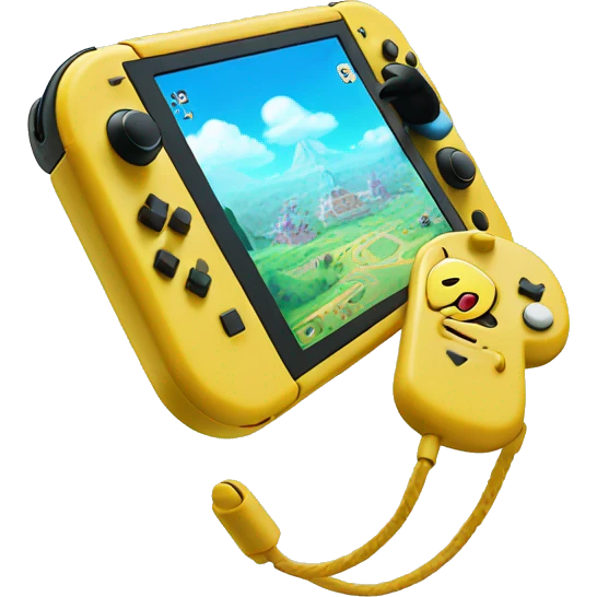Nintendo switch lite with color emoji  emoji
