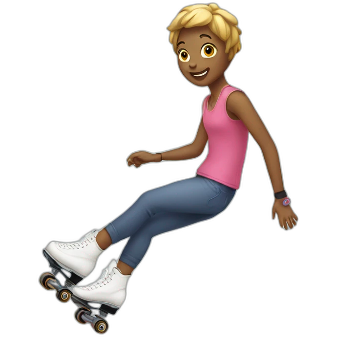 Roller skating emoji