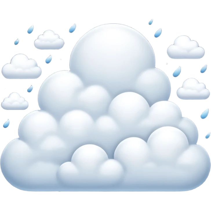 Goodnight clouds emoji