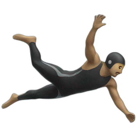 diving man emoji
